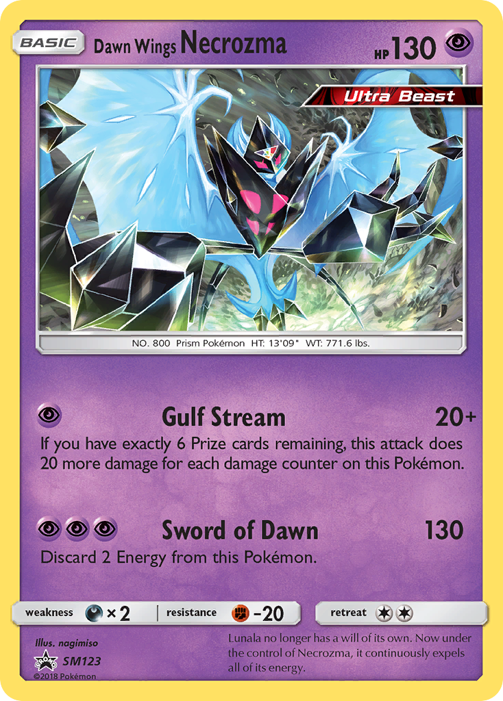 Dawn Wings Necrozma (SM123) [Sun & Moon: Black Star Promos] | I Want That Stuff Brandon