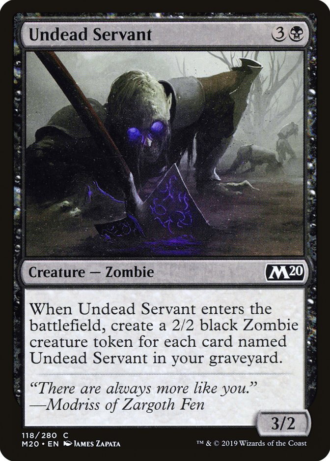 Undead Servant [Core Set 2020] | I Want That Stuff Brandon