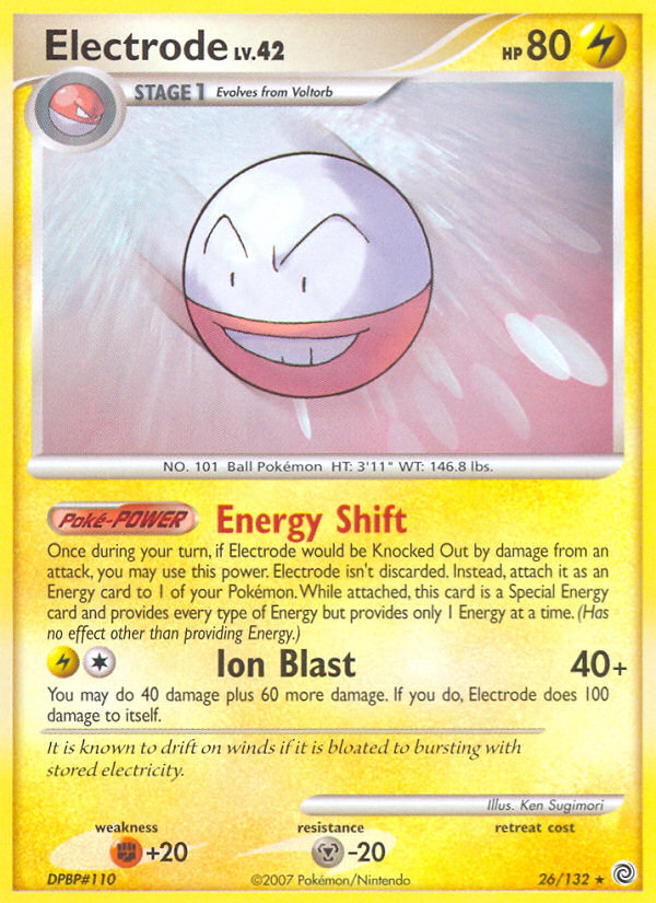 Electrode (26/132) [Diamond & Pearl: Secret Wonders] | I Want That Stuff Brandon