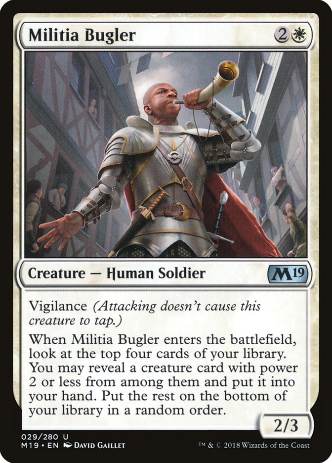 Militia Bugler [Core Set 2019] | I Want That Stuff Brandon