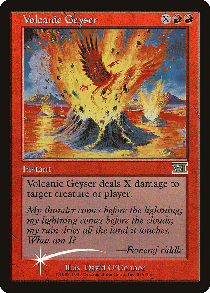 Volcanic Geyser [Friday Night Magic 2000] | I Want That Stuff Brandon