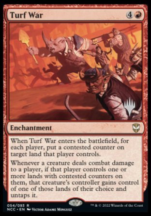 Turf War (Promo Pack) [Streets of New Capenna Commander Promos] | I Want That Stuff Brandon