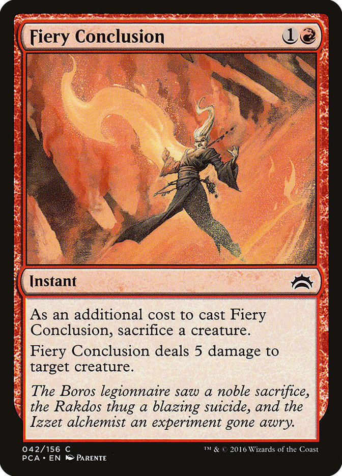 Fiery Conclusion [Planechase Anthology] | I Want That Stuff Brandon