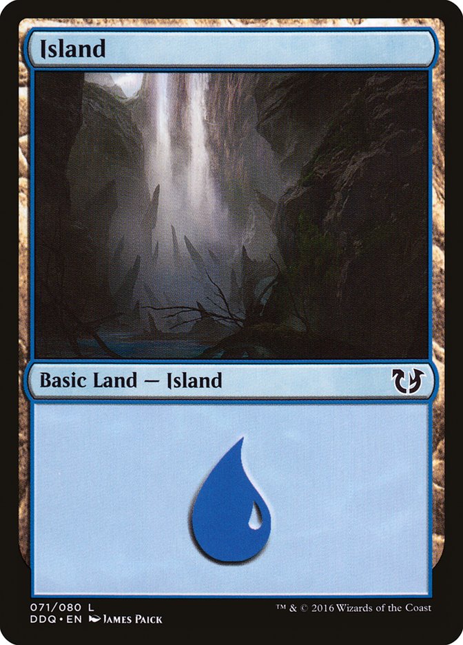 Island (71) [Duel Decks: Blessed vs. Cursed] | I Want That Stuff Brandon