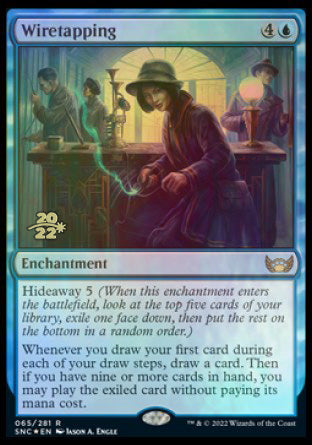 Wiretapping [Streets of New Capenna Prerelease Promos] | I Want That Stuff Brandon