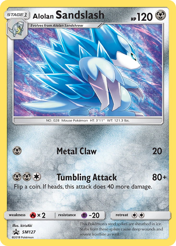 Alolan Sandslash (SM127) [Sun & Moon: Black Star Promos] | I Want That Stuff Brandon