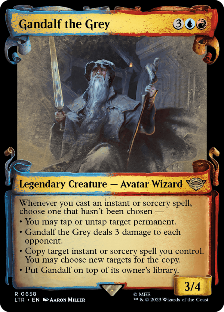 Gandalf the Grey [The Lord of the Rings: Tales of Middle-Earth Showcase Scrolls] | I Want That Stuff Brandon