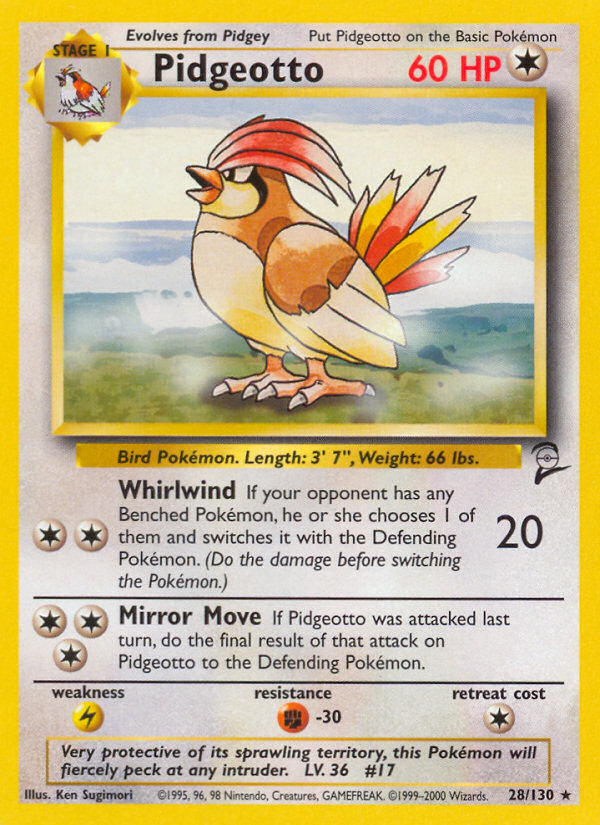 Pidgeotto (28/130) [Base Set 2] | I Want That Stuff Brandon