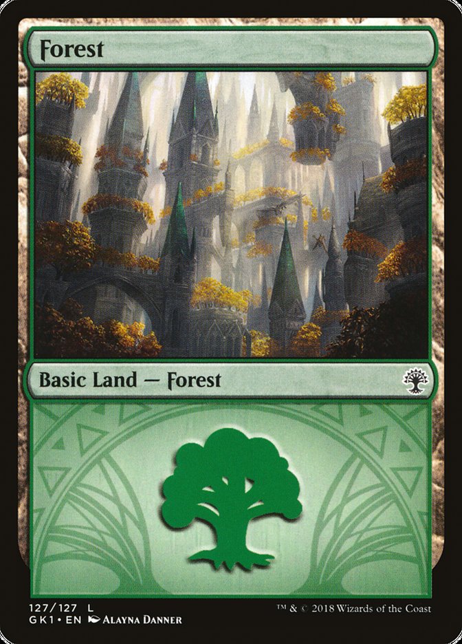 Forest (127) [Guilds of Ravnica Guild Kit] | I Want That Stuff Brandon