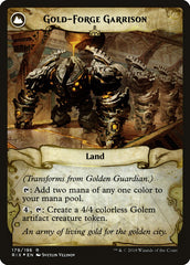 Golden Guardian // Gold-Forge Garrison [Rivals of Ixalan Prerelease Promos] | I Want That Stuff Brandon