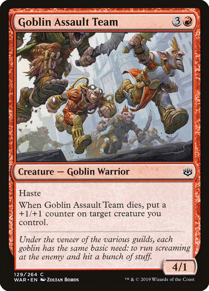 Goblin Assault Team [War of the Spark] | I Want That Stuff Brandon