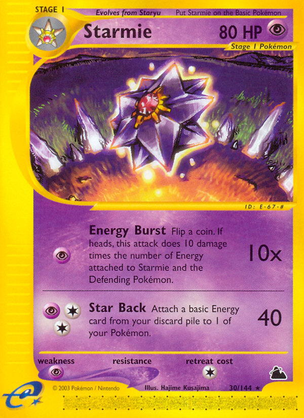 Starmie (30/144) [Skyridge] | I Want That Stuff Brandon