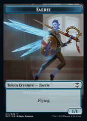 Faerie // Rogue Double-Sided Token [Streets of New Capenna Commander Tokens] | I Want That Stuff Brandon
