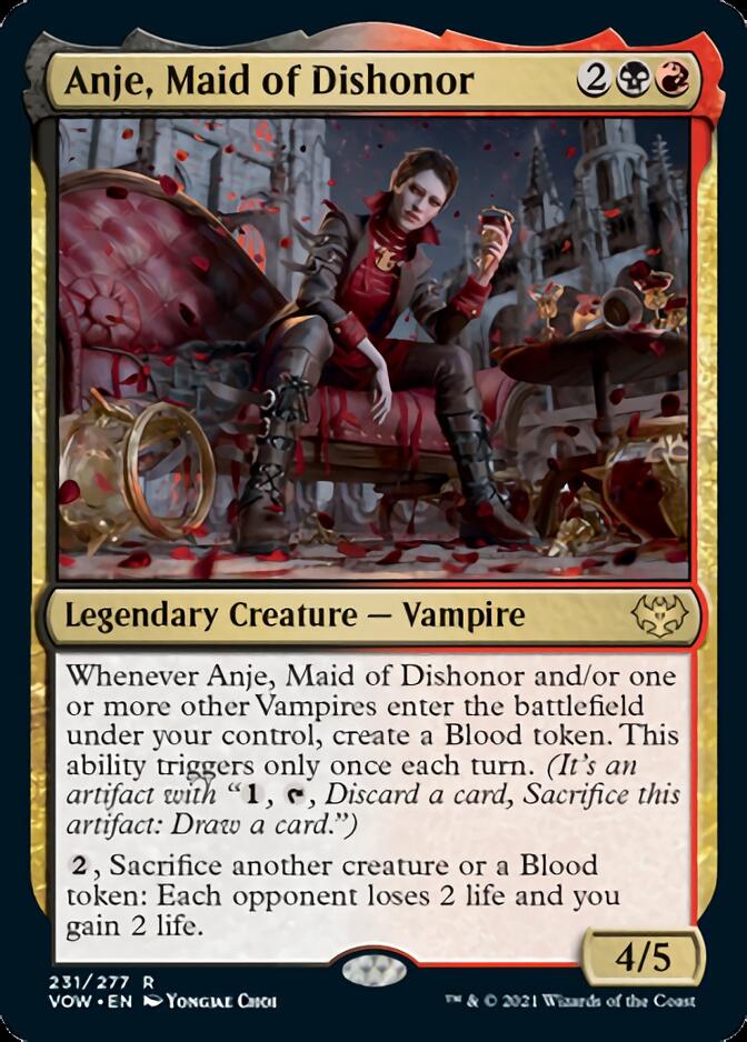 Anje, Maid of Dishonor [Innistrad: Crimson Vow] | I Want That Stuff Brandon