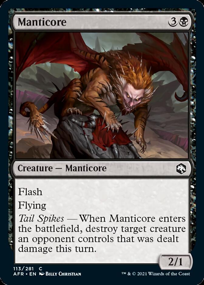 Manticore [Dungeons & Dragons: Adventures in the Forgotten Realms] | I Want That Stuff Brandon