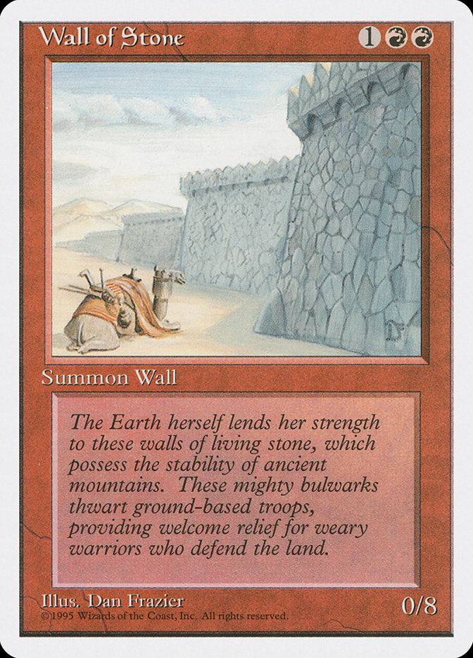 Wall of Stone [Fourth Edition] | I Want That Stuff Brandon