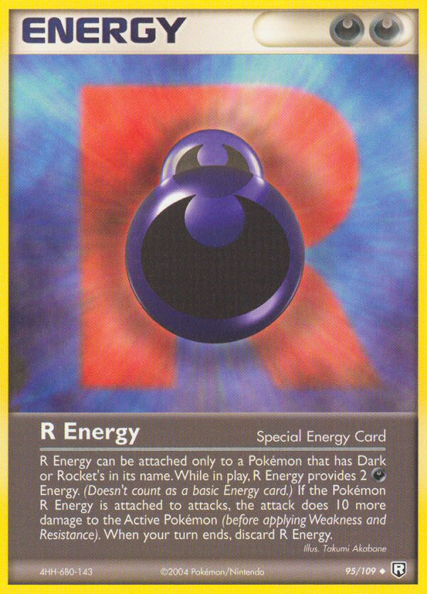R Energy (95/109) [EX: Team Rocket Returns] | I Want That Stuff Brandon