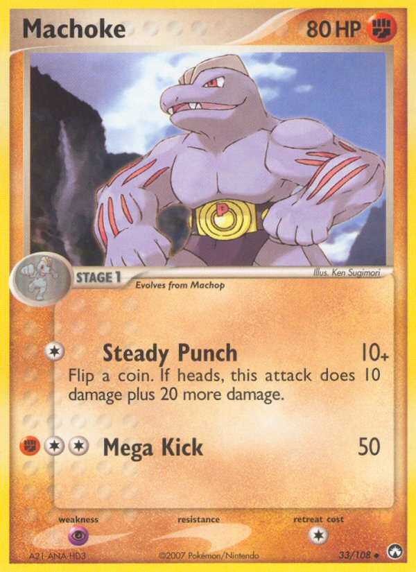 Machoke (33/108) [EX: Power Keepers] | I Want That Stuff Brandon