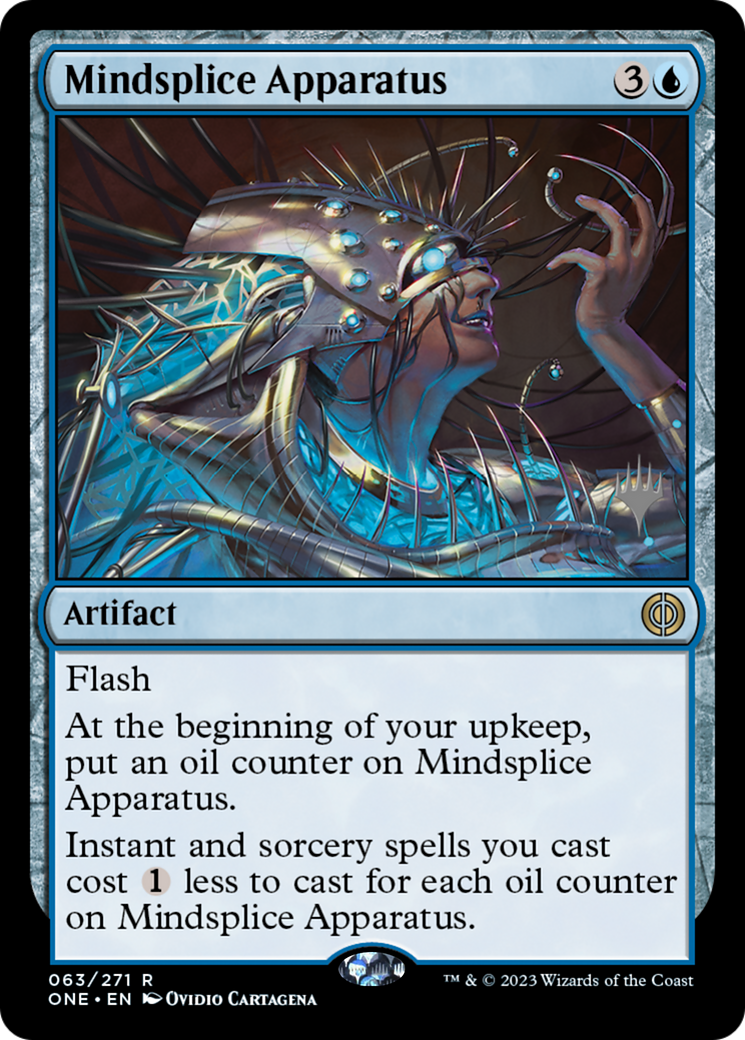 Mindsplice Apparatus (Promo Pack) [Phyrexia: All Will Be One Promos] | I Want That Stuff Brandon