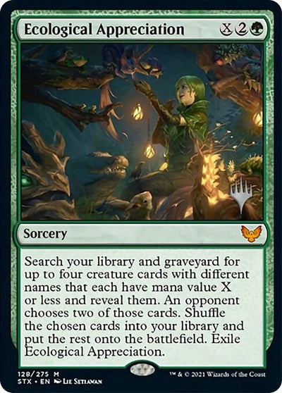 Ecological Appreciation (Promo Pack) [Strixhaven: School of Mages Promos] | I Want That Stuff Brandon