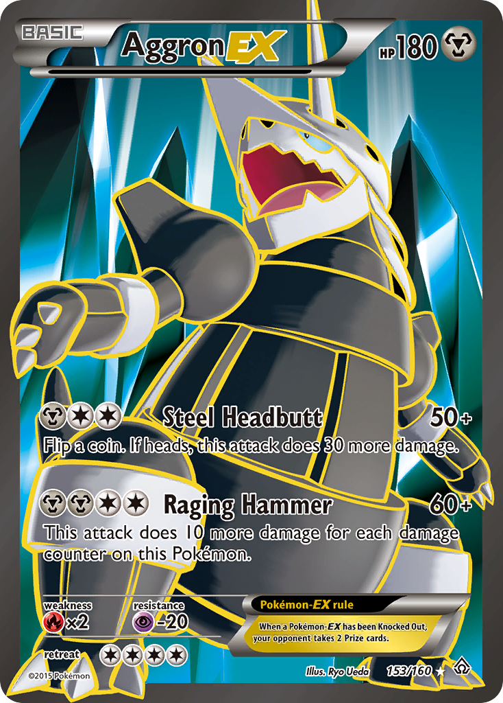 Aggron EX (153/160) [XY: Primal Clash] | I Want That Stuff Brandon