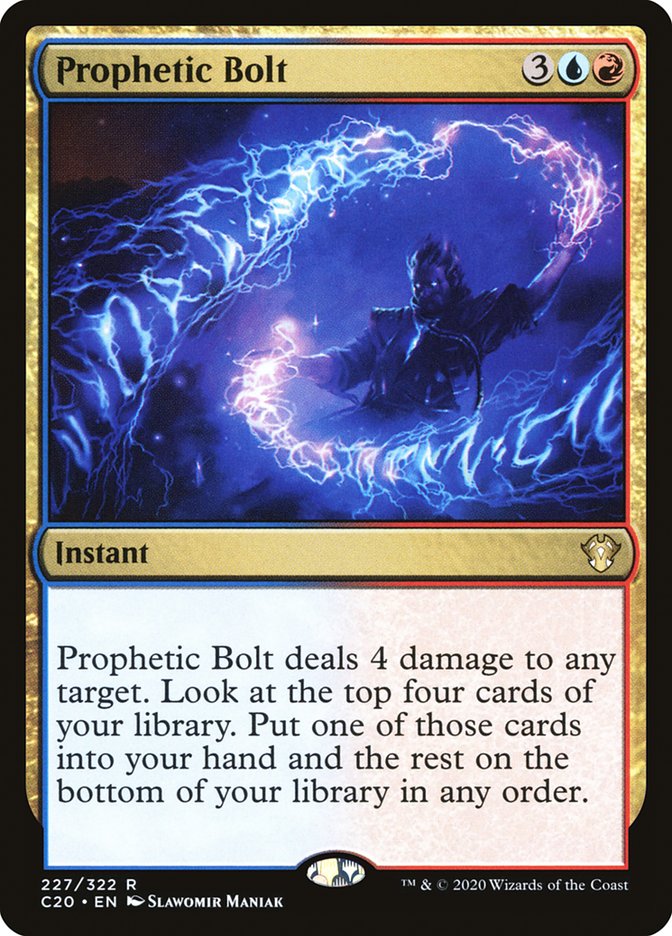 Prophetic Bolt [Commander 2020] | I Want That Stuff Brandon