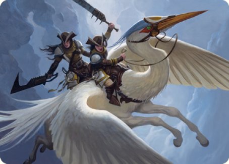 Gryffwing Cavalry Art Card [Innistrad: Crimson Vow Art Series] | I Want That Stuff Brandon