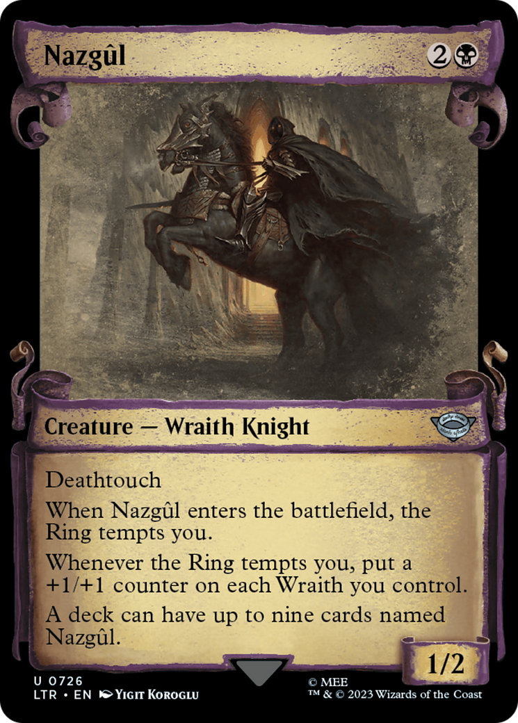 Nazgul (0726) [The Lord of the Rings: Tales of Middle-Earth Showcase Scrolls] | I Want That Stuff Brandon