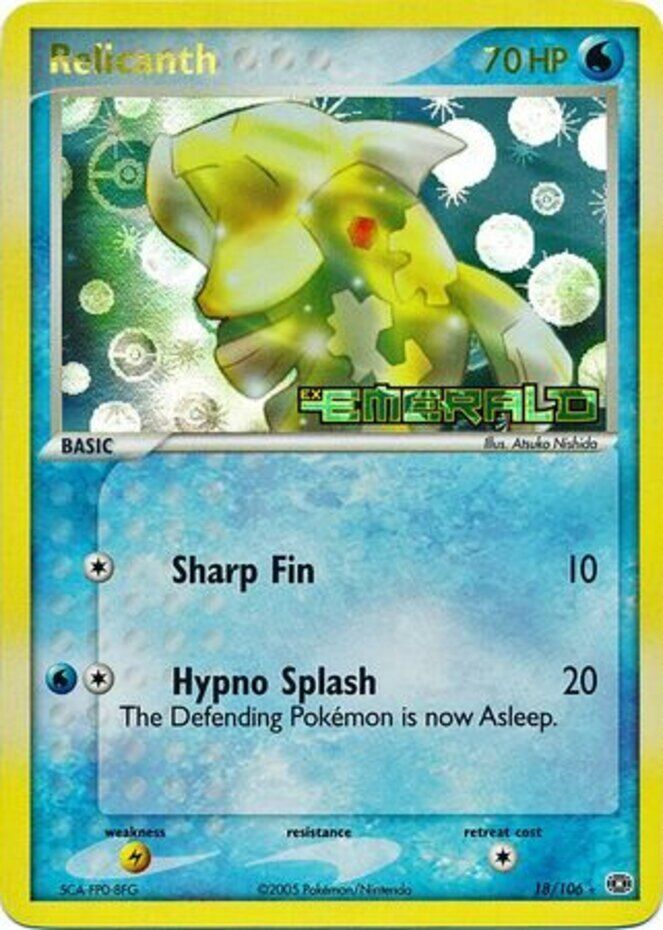 Relicanth (18/106) (Stamped) [EX: Emerald] | I Want That Stuff Brandon