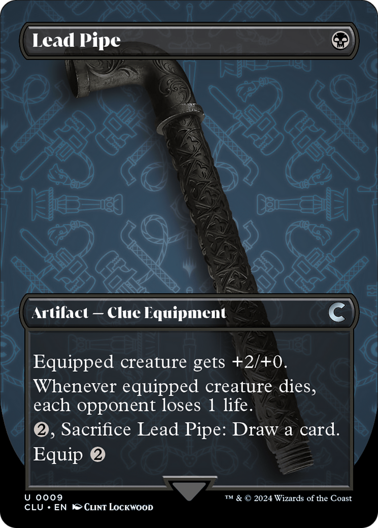 Lead Pipe (Borderless) [Ravnica: Clue Edition] | I Want That Stuff Brandon