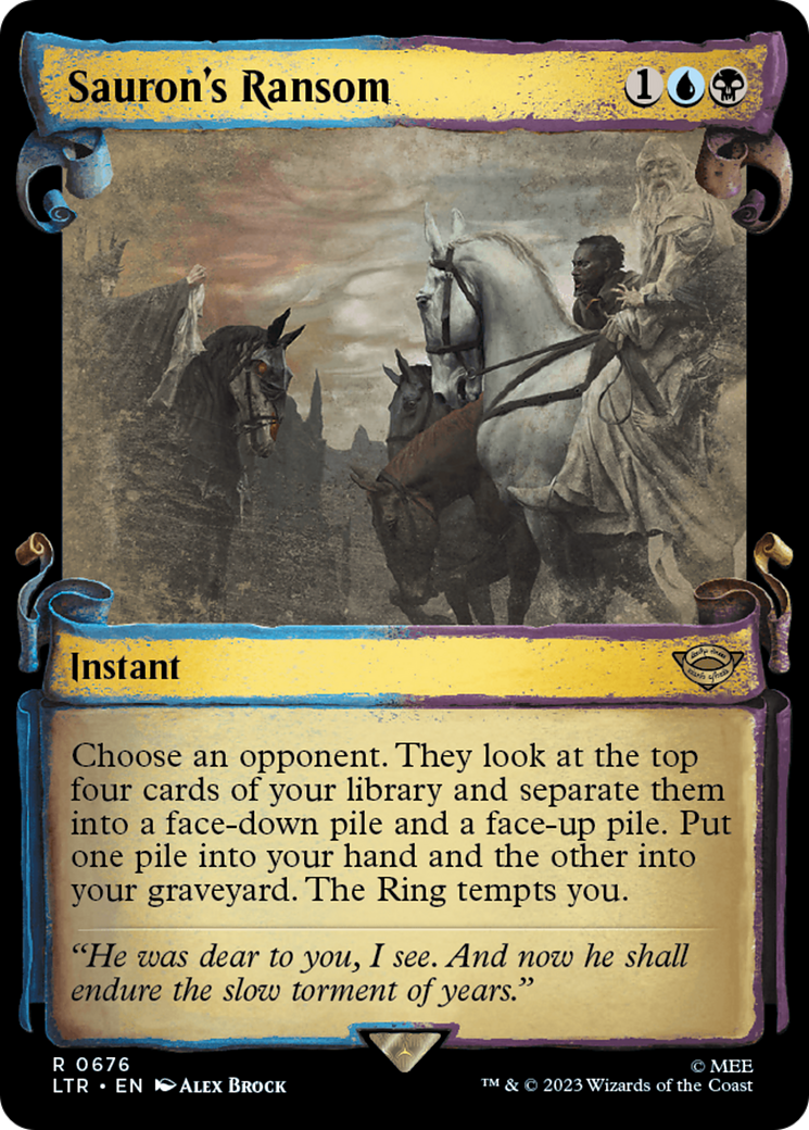 Sauron's Ransom [The Lord of the Rings: Tales of Middle-Earth Showcase Scrolls] | I Want That Stuff Brandon