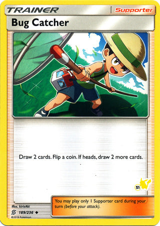 Bug Catcher (189/236) (Pikachu Stamp #51) [Battle Academy 2020] | I Want That Stuff Brandon