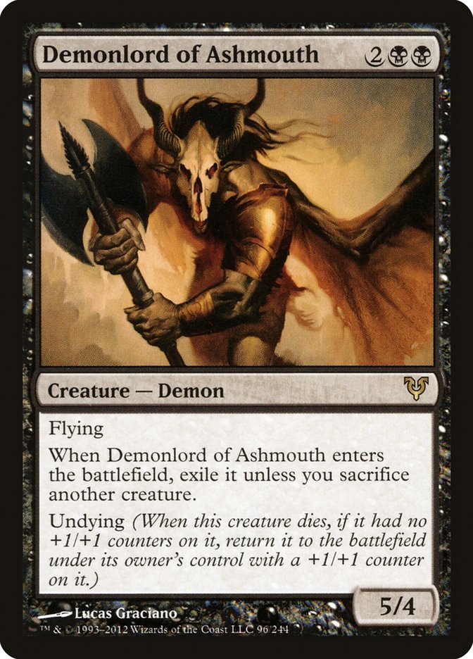 Demonlord of Ashmouth [Avacyn Restored] | I Want That Stuff Brandon