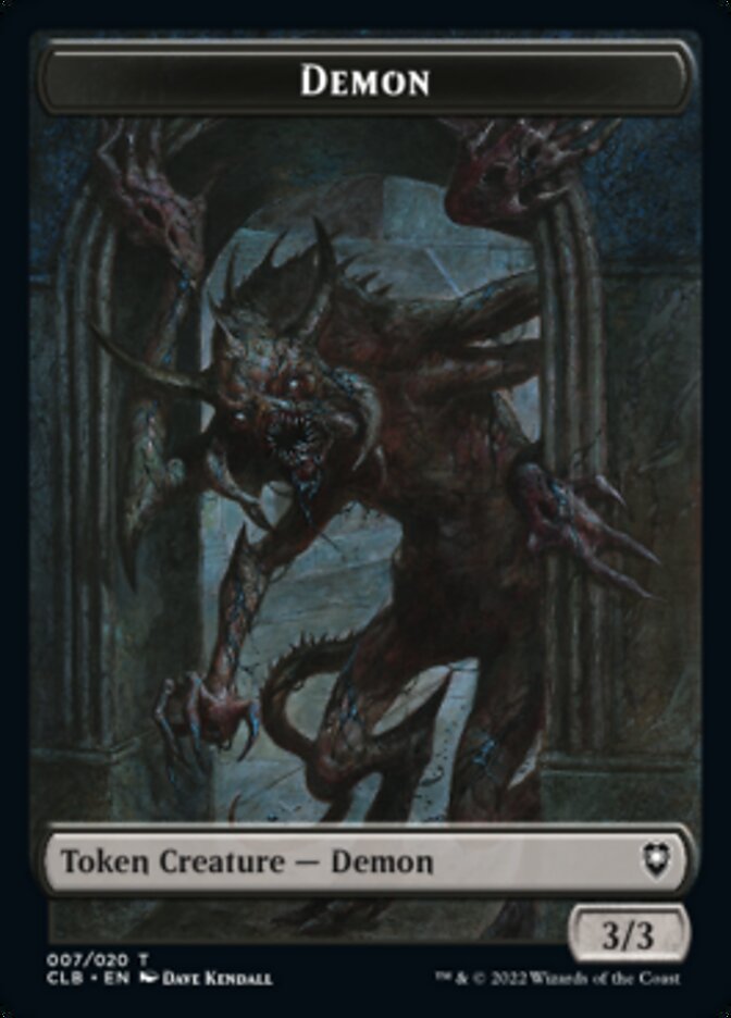 Demon Token [Commander Legends: Battle for Baldur's Gate Tokens] | I Want That Stuff Brandon