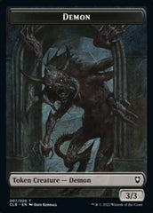 Treasure // Demon Double-Sided Token [Commander Legends: Battle for Baldur's Gate Tokens] | I Want That Stuff Brandon