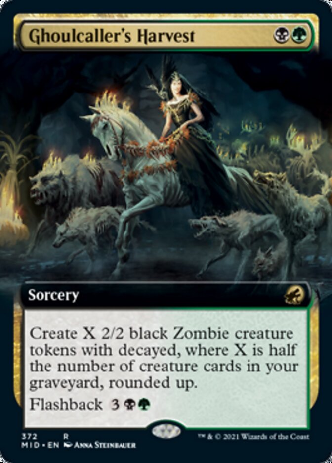 Ghoulcaller's Harvest (Extended Art) [Innistrad: Midnight Hunt] | I Want That Stuff Brandon