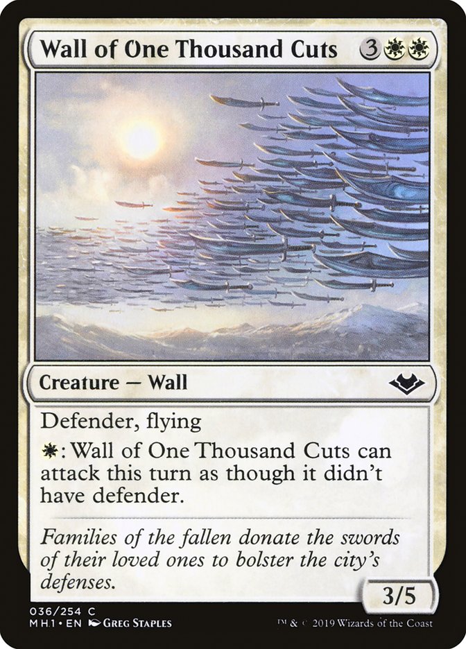 Wall of One Thousand Cuts [Modern Horizons] | I Want That Stuff Brandon