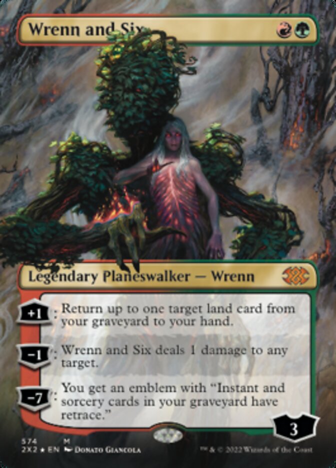 Wrenn and Six (Textured Foil) [Double Masters 2022] | I Want That Stuff Brandon