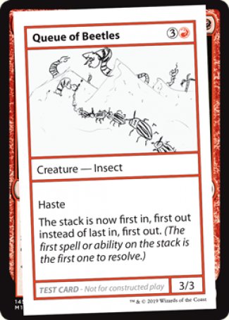 Queue of Beetles (2021 Edition) [Mystery Booster Playtest Cards] | I Want That Stuff Brandon
