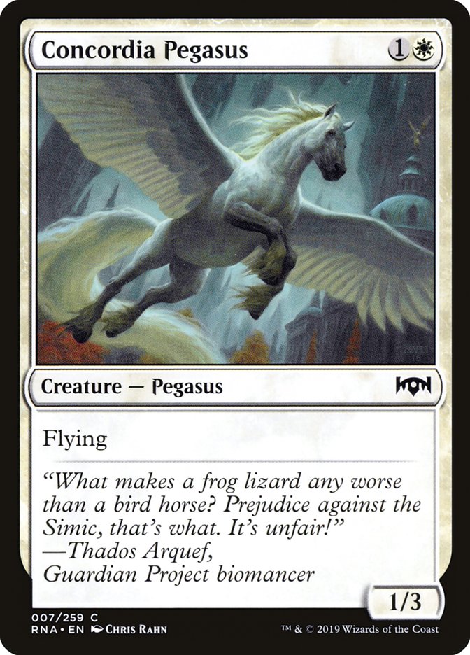 Concordia Pegasus [Ravnica Allegiance] | I Want That Stuff Brandon