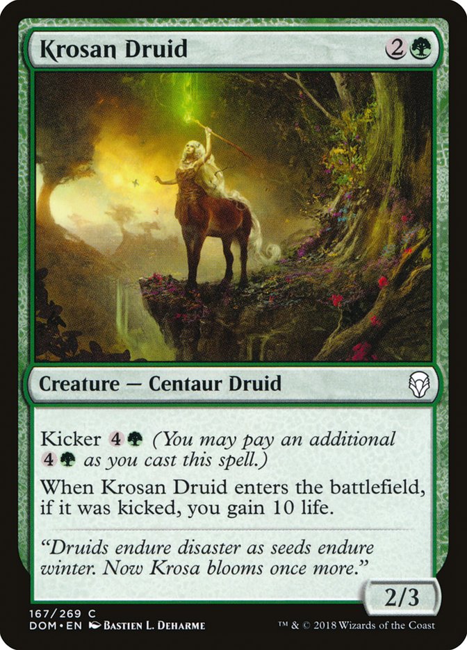 Krosan Druid [Dominaria] | I Want That Stuff Brandon