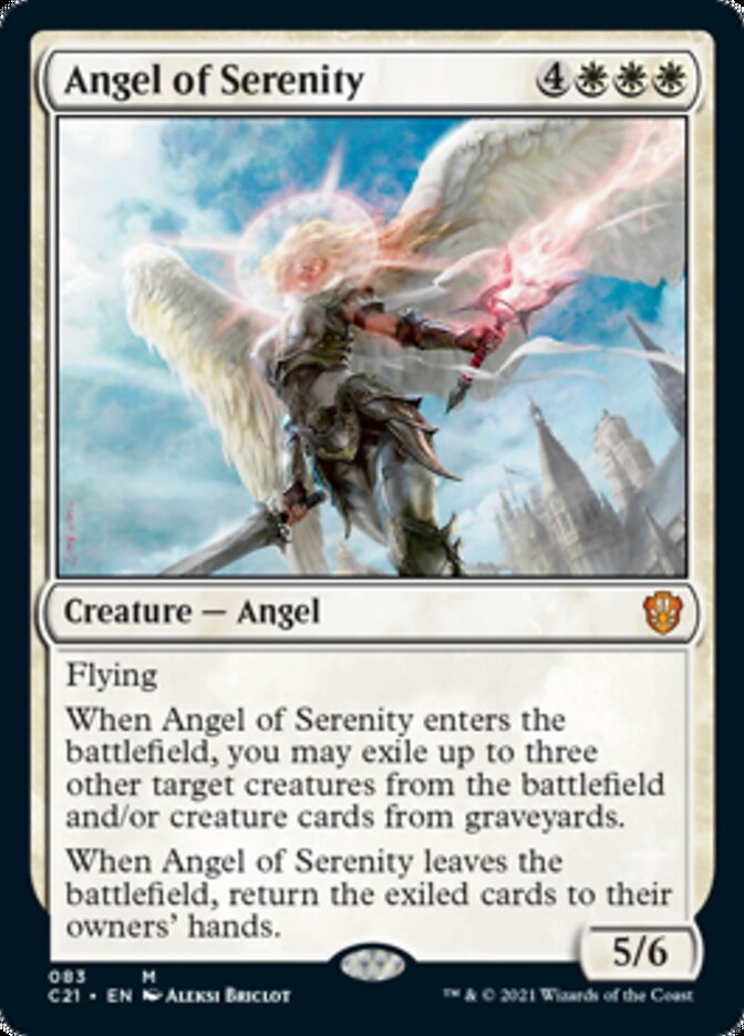 Angel of Serenity [Commander 2021] | I Want That Stuff Brandon