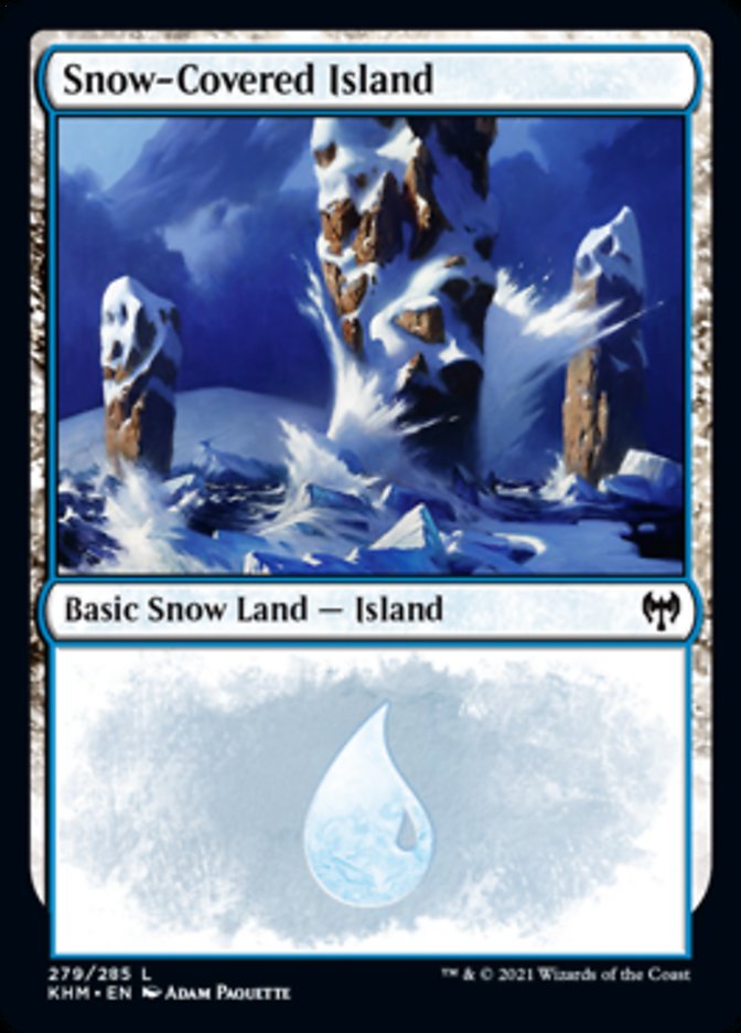 Snow-Covered Island (279) [Kaldheim] | I Want That Stuff Brandon