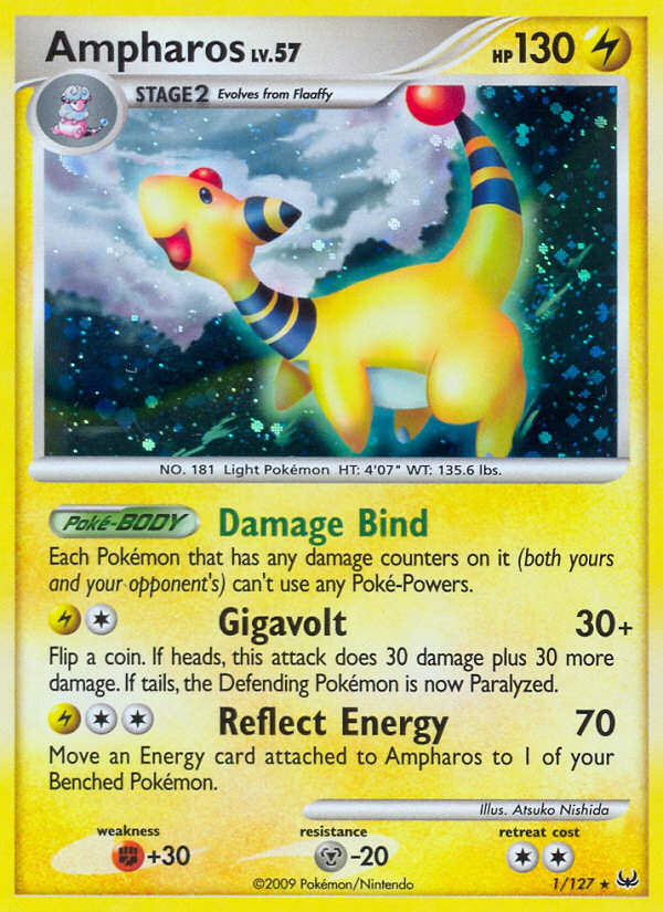 Ampharos (1/127) [Platinum: Base Set] | I Want That Stuff Brandon