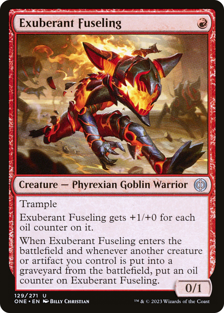 Exuberant Fuseling [Phyrexia: All Will Be One] | I Want That Stuff Brandon