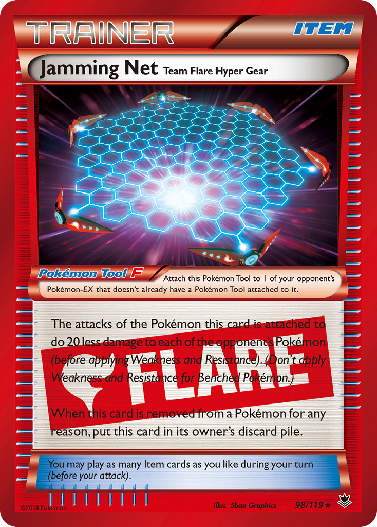 Jamming Net Team Flare Hyper Gear (98/119) [XY: Phantom Forces] | I Want That Stuff Brandon