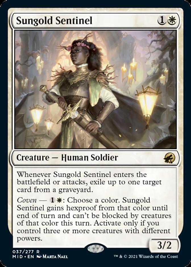 Sungold Sentinel [Innistrad: Midnight Hunt] | I Want That Stuff Brandon