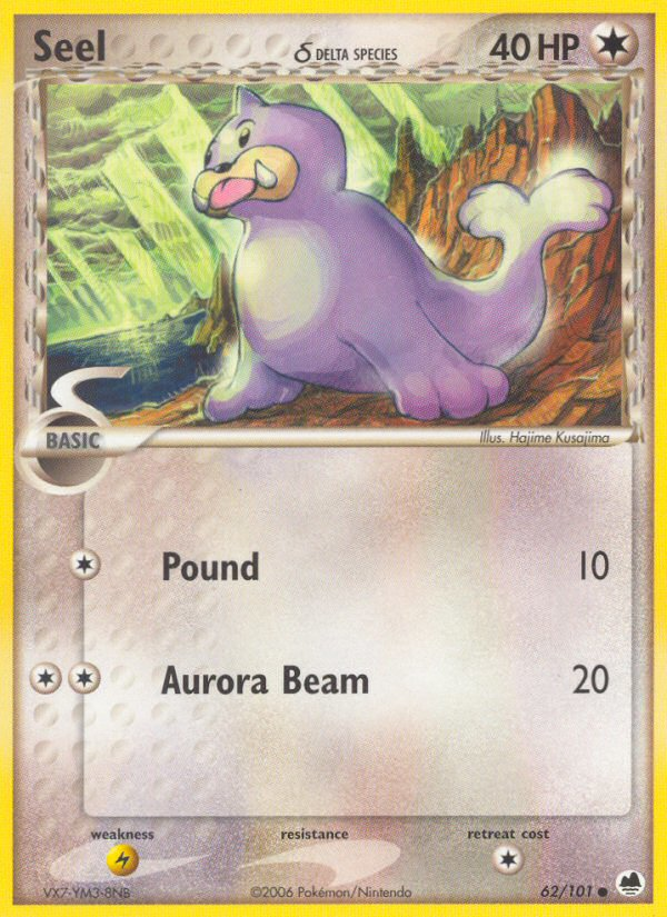 Seel (62/101) (Delta Species) [EX: Dragon Frontiers] | I Want That Stuff Brandon