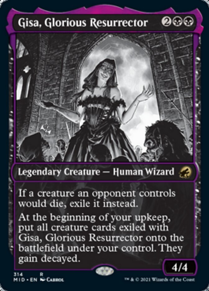 Gisa, Glorious Resurrector (Showcase Eternal Night) [Innistrad: Midnight Hunt] | I Want That Stuff Brandon