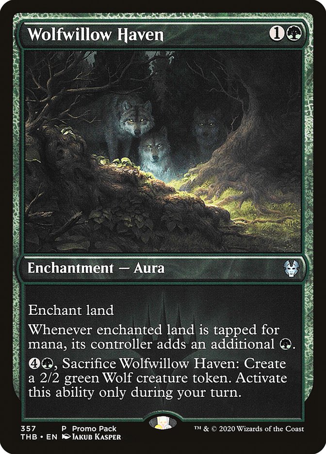 Wolfwillow Haven (Promo Pack) [Theros Beyond Death Promos] | I Want That Stuff Brandon